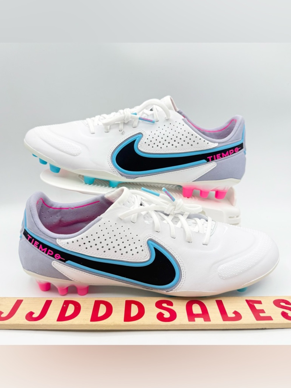Nike Tiempo Legend 9 Elite AG Pro Soccer Cleats Baltic Blue FD0270-146 Men Sz 9